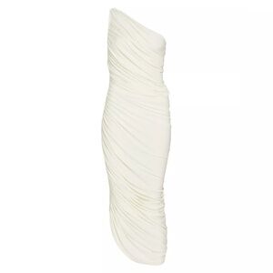 Norma Kamali Diana Gown in White